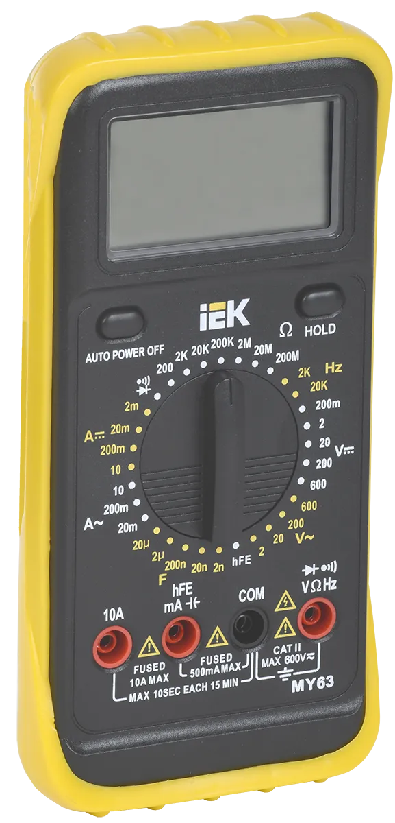 Мультиметр цифровой PROFESSIONAL MY63 IEK