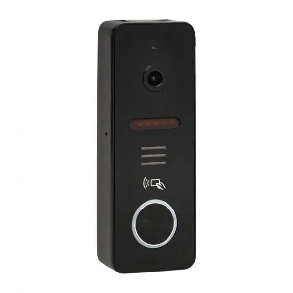 Вызывная видеопанель со счит. ключей CPV-02 чер. 4пр. 1000TVL IP65 EKF