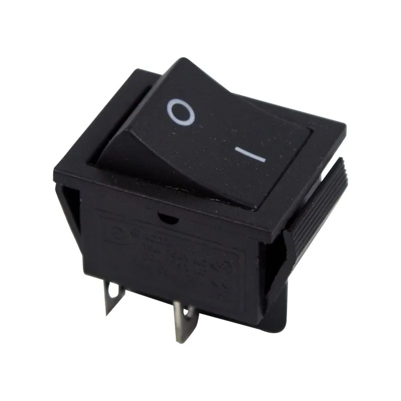 Выключатель клавишный 250V 15А (4с) ON-OFF черный (RWB-501, SC-767) REXANT 36-2310