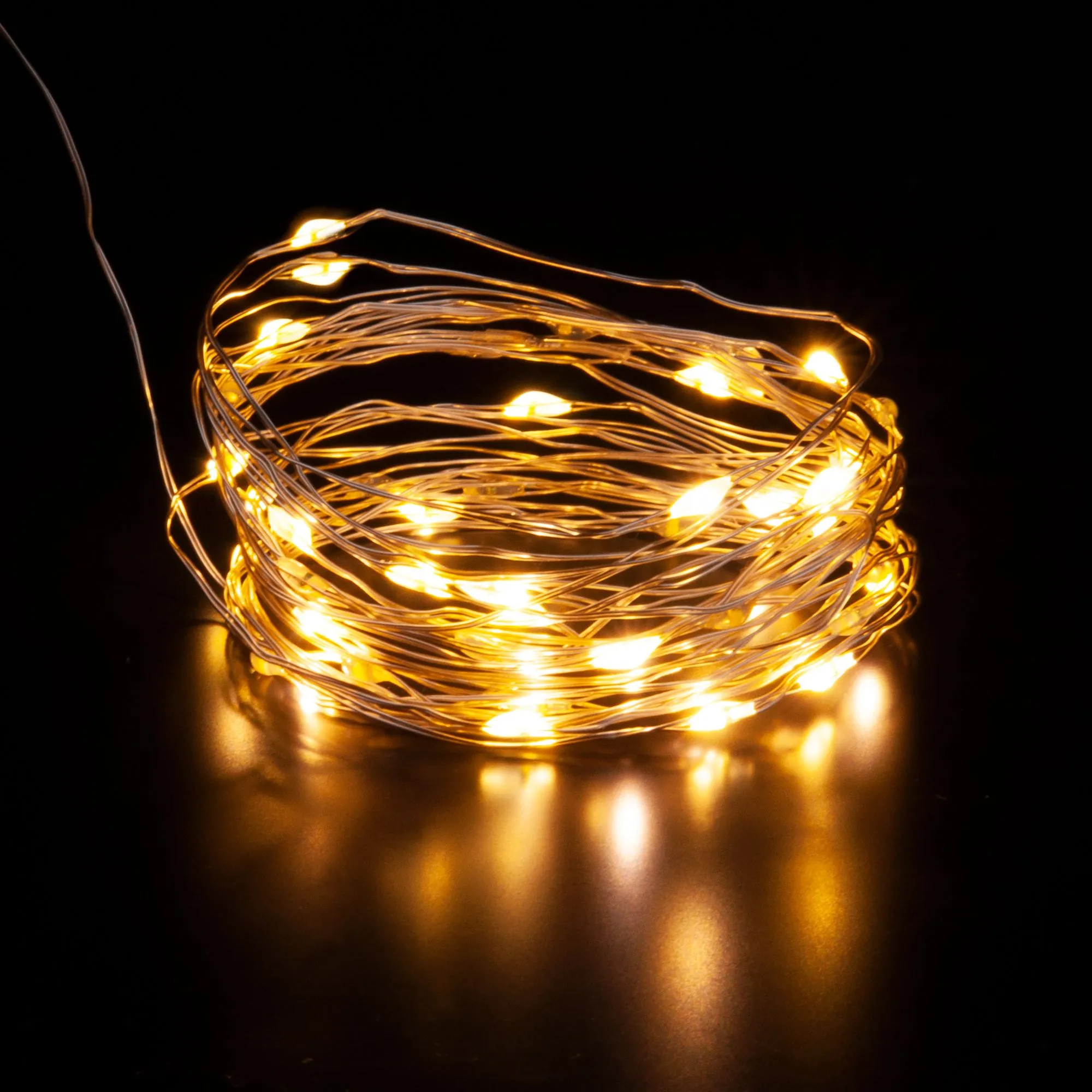 Гирлянда нить "Роса" теплый белый 5м IP20 400-007 Elektrostandard Eurosvet - Фото 3