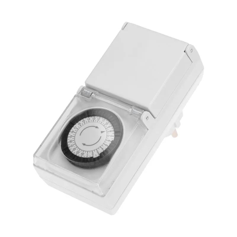 Розетка с механическим таймером суточный 30мин/24ч 48 ON/OFF в защитном корпусе IP 44 REXANT RX - 23 - Фото 3