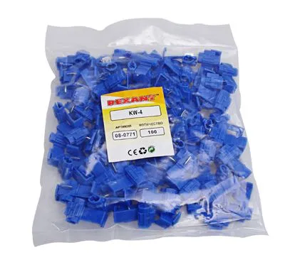 Ответвитель питания 1.0-2.5 мм² (ОВ-2/ЗПо-1 1,0-2,5) синий REXANT - Фото 3