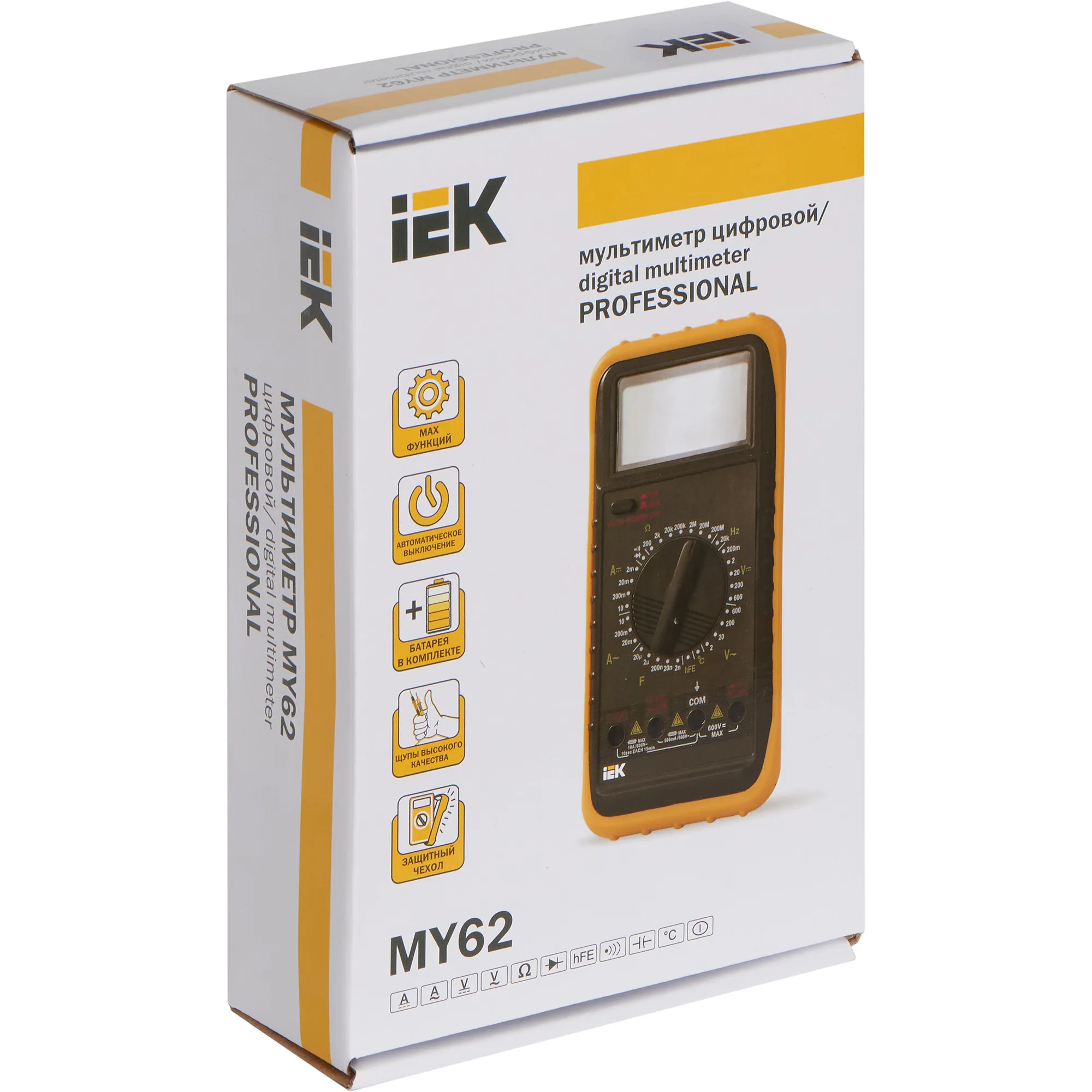 Мультиметр цифровой PROFESSIONAL MY62 IEK - Фото 10