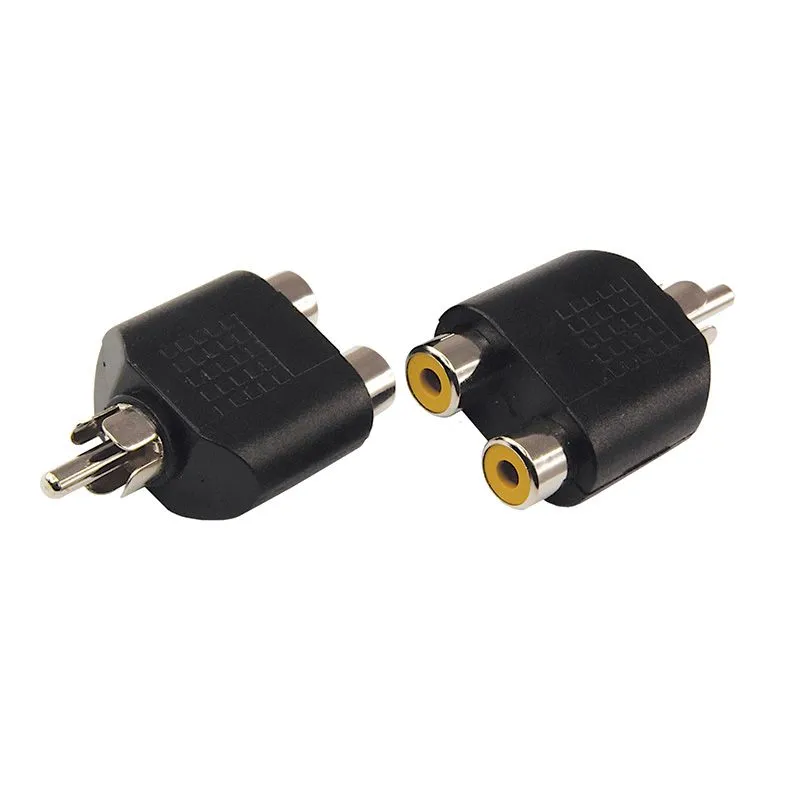 Переходник аудио (штекер RCA - 2 гнезда RCA), (1шт) REXANT - Фото 4