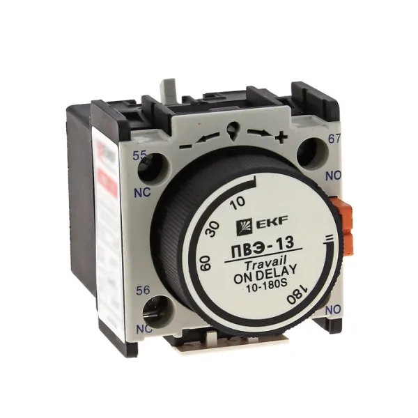Приставка выдержки времени включения ПВЭ-13 10-180сек NO+NC EKF - Фото 2