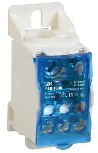 Блок распределительный РБД-160А на DIN-рейку IEK RBD-160