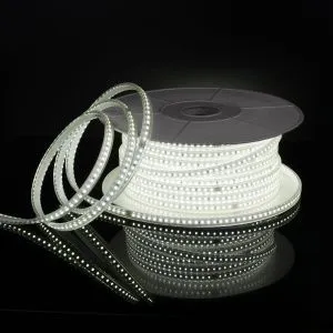 Лента светодиодная 220V 14,4W 120Led 2835 IP65 6500 холодный белый, 50 м Elektrostandard a053640