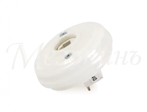 Розетка ретро компьютерная RJ45  (без подъемной рамки D70x25), цвет - белый, коллекция "Новая Голлан 