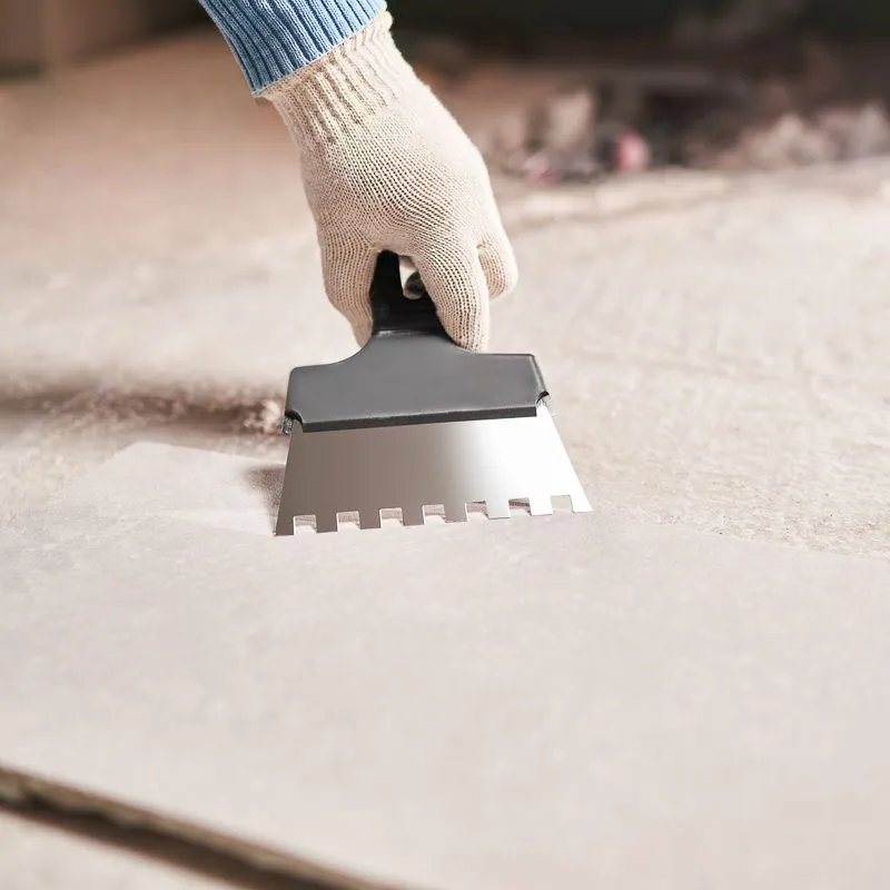 Шпатель фасадный REXANT 150 мм зуб 10х10 нержавеющая сталь, пластмассовая ручка - Фото 2