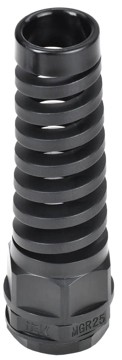 Сальник MGR 25 с гибким отводом d=13-18мм IP68 черный IEK