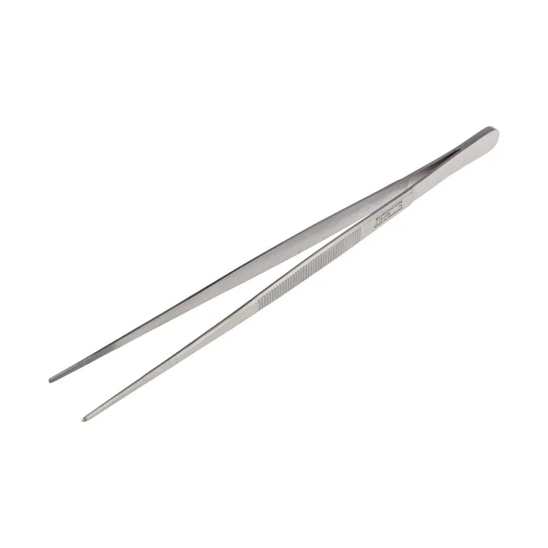Пинцет прямой рифленый 200мм ПРОФИ 12-0347