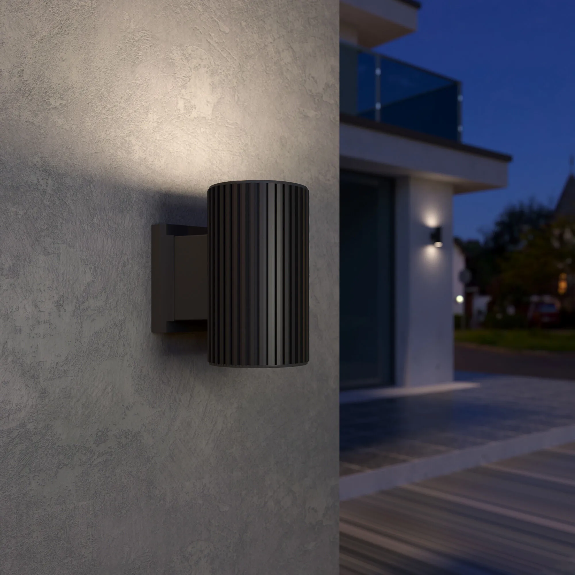 Светильник уличный настенный Strict IP54 1404 TECHNO черный Elektrostandard