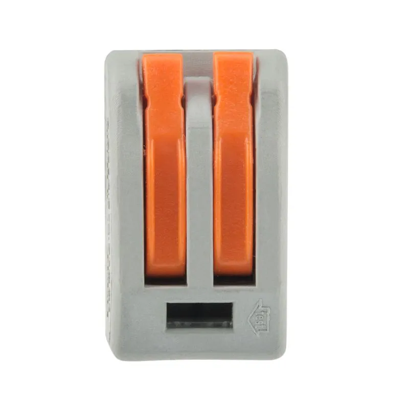 Универсальная клемма СМК 222-412, 2-проводная серая 0,08-2,5/4 мм² (20 шт./уп.) REXANT - Фото 4