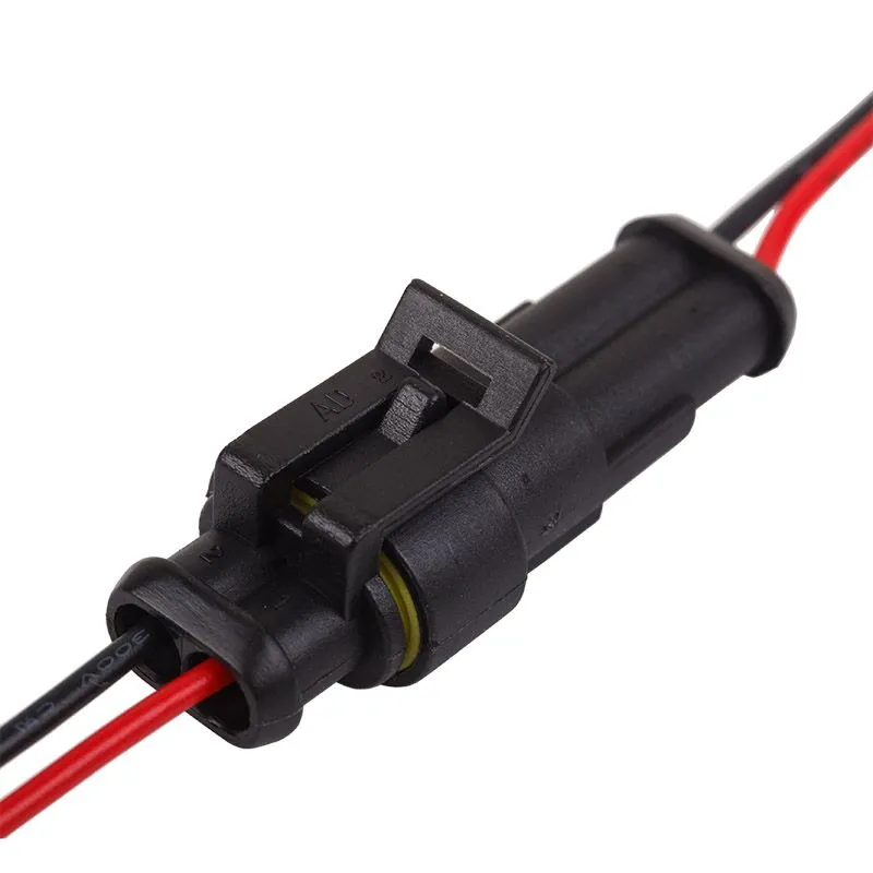 DJ7021-1.5-11 автомобильный разъем штекер с проводом 20см - Фото 2