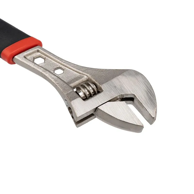 Разводной ключ 250мм никелированный, двухкомпонентная рукоятка REXANT - Фото 2