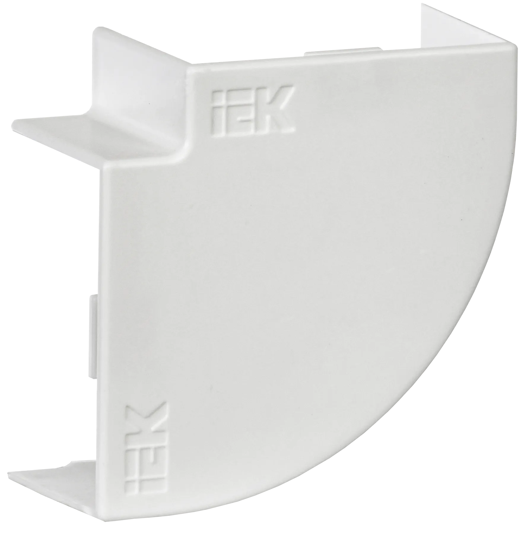 ELECOR Поворот на 90град КМП 100х60 белый (2шт/компл) IEK