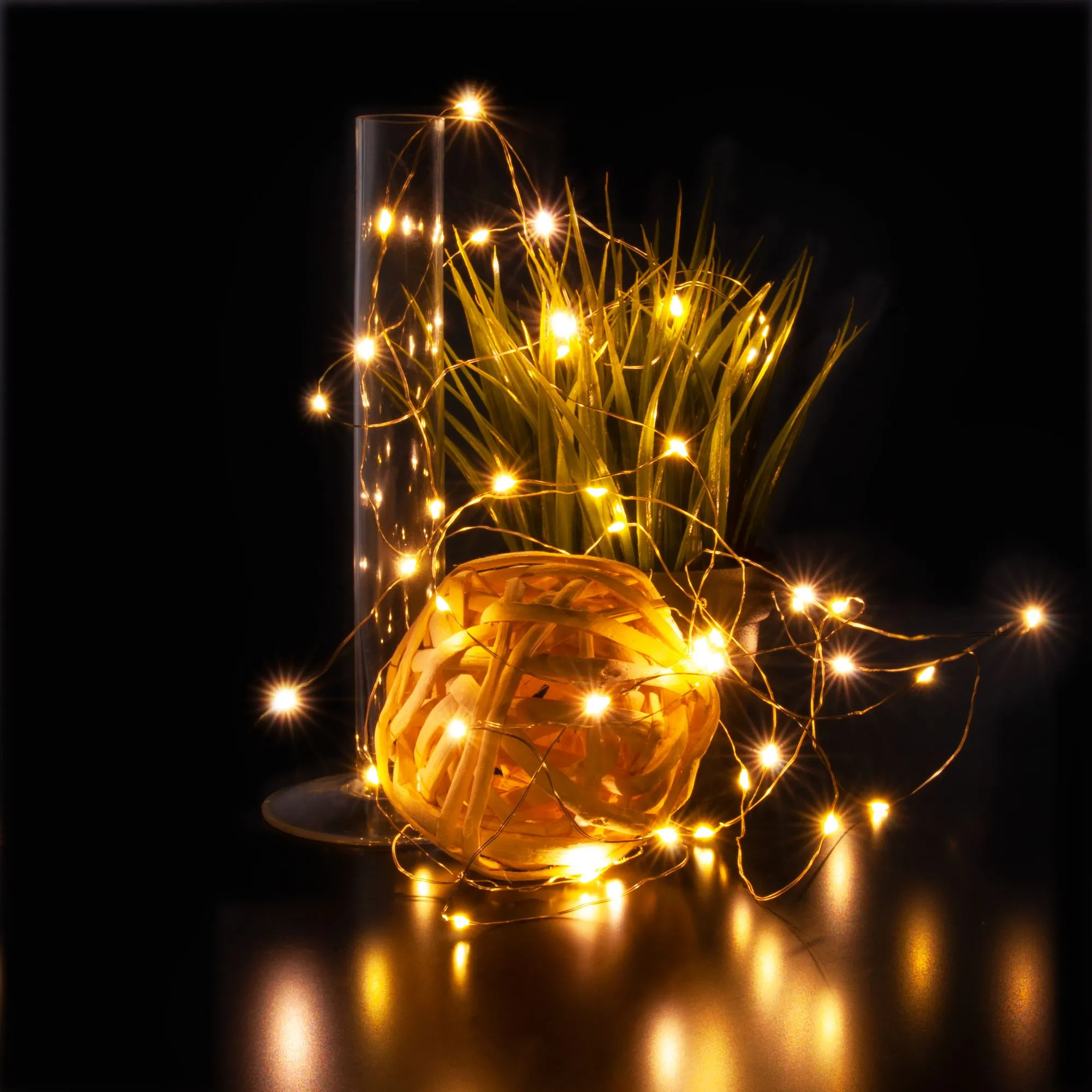 Гирлянда нить "Роса" теплый белый 5м IP20 400-007 Elektrostandard Eurosvet - Фото 2