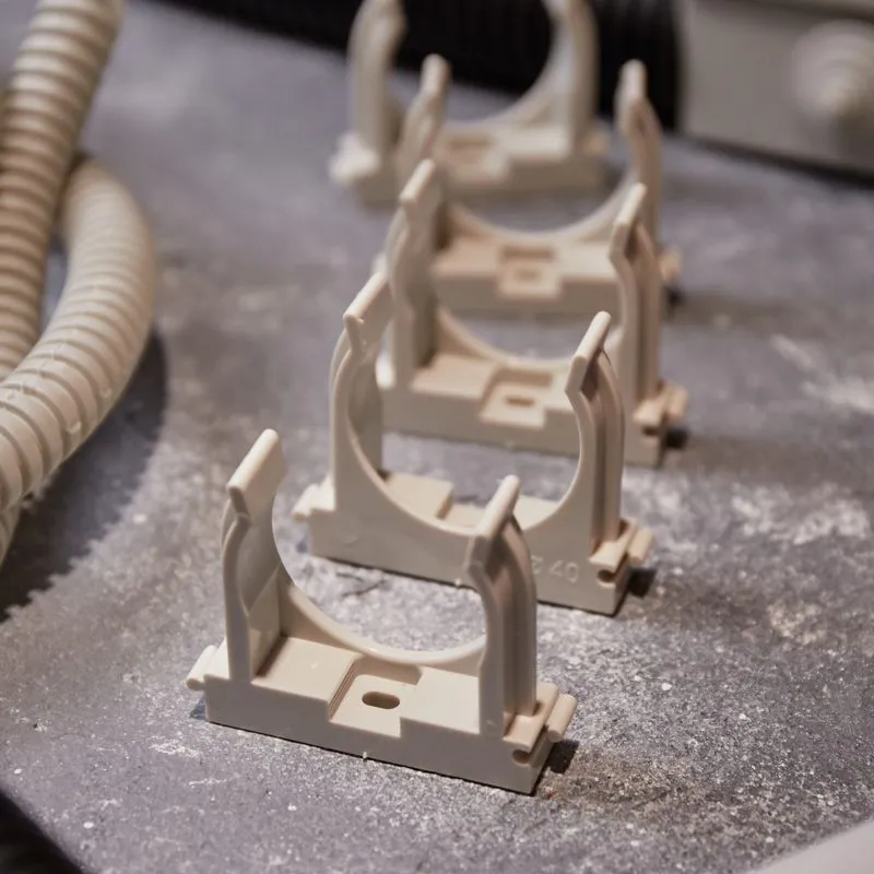 Крепеж-клипса для монтажного пистолета Ø 40 мм, серая (25 шт/уп) REXANT - Фото 4