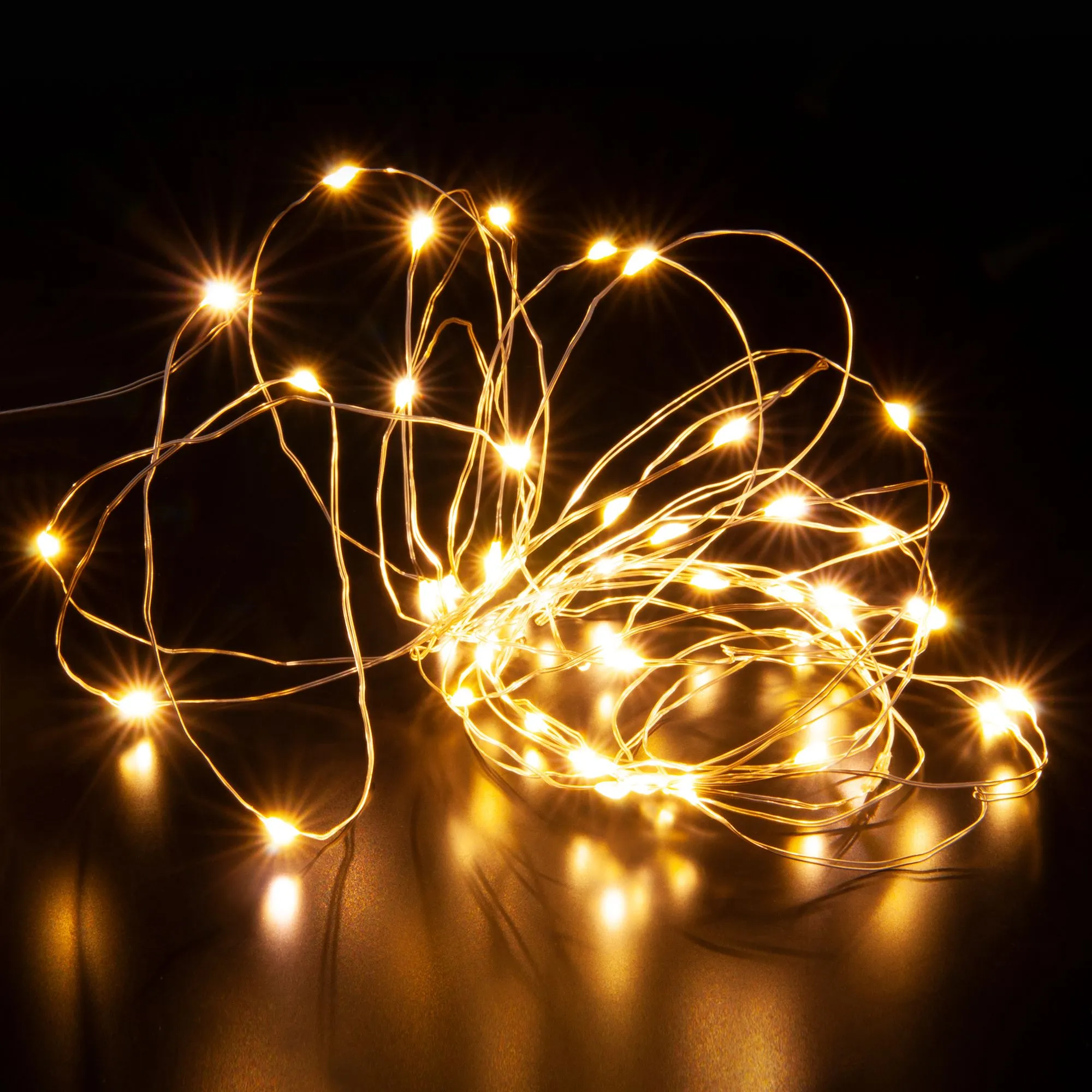 Гирлянда нить "Роса" теплый белый 5м IP20 400-007 Elektrostandard Eurosvet - Фото 4