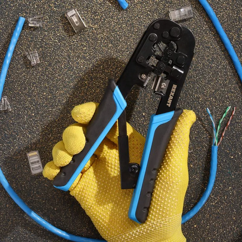 Кримпер HT-568R ТАЙВАНЬ для обжима 8P8C, 6P6C REXANT - Фото 3