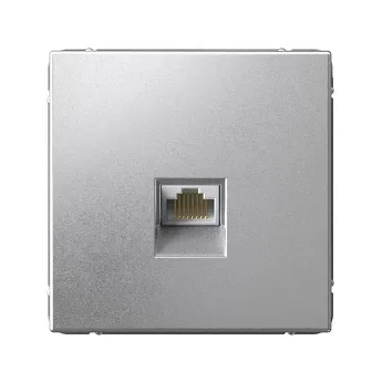 Розетка компьютерная ArtGallery RJ45 кат.6A механизм алюм. SE GAL000386 1823505