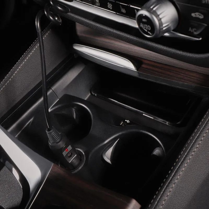 Автозарядка с индикатором (разъем 2.1х5.5) (АЗУ) шнур спираль 1.5 м  REXANT - Фото 2