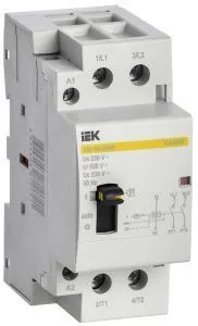 Контактор модульный с ручным управлением КМ40-20МР AC KARAT IEK MKK12-40-20