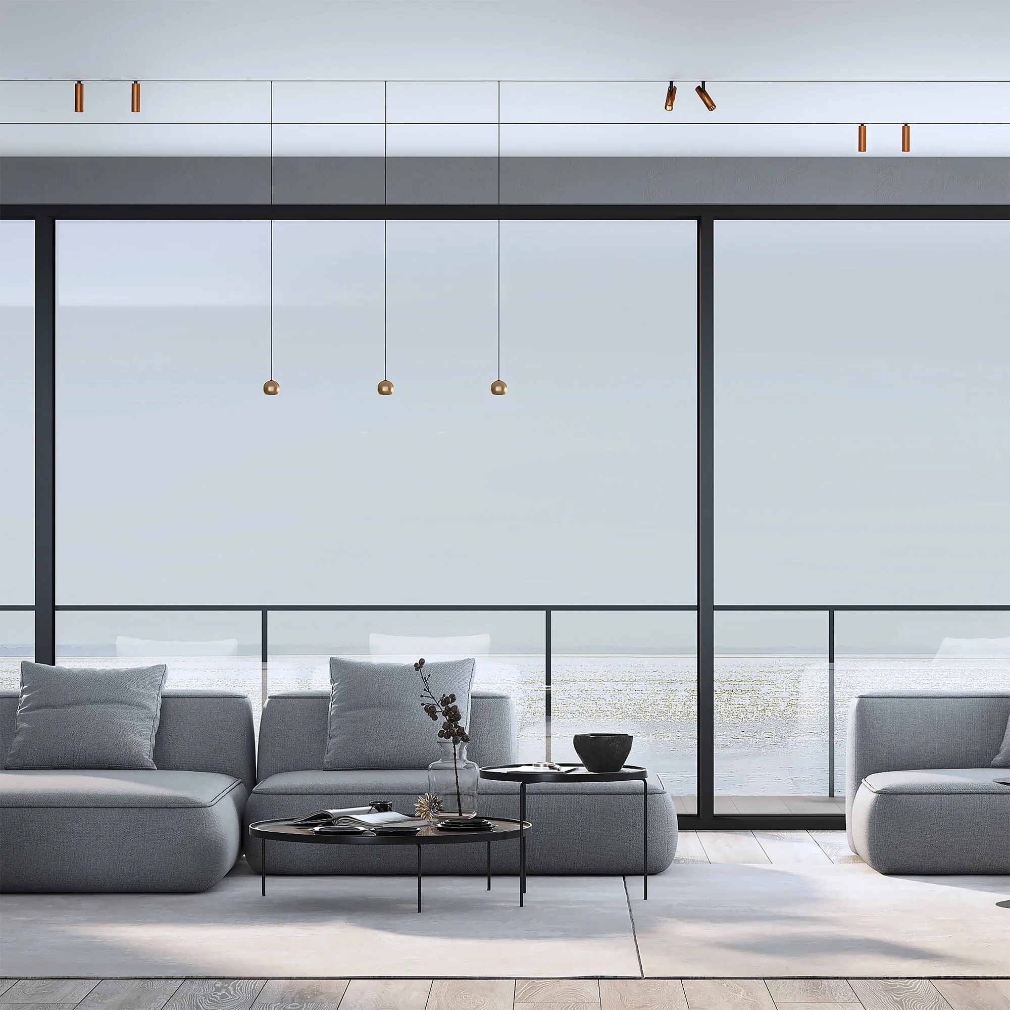 Slim Magnetic Умный трековый светильник 7W 2700-6500K Dim Cubo (латунь) 85070/01 Elektrostandard - Фото 3