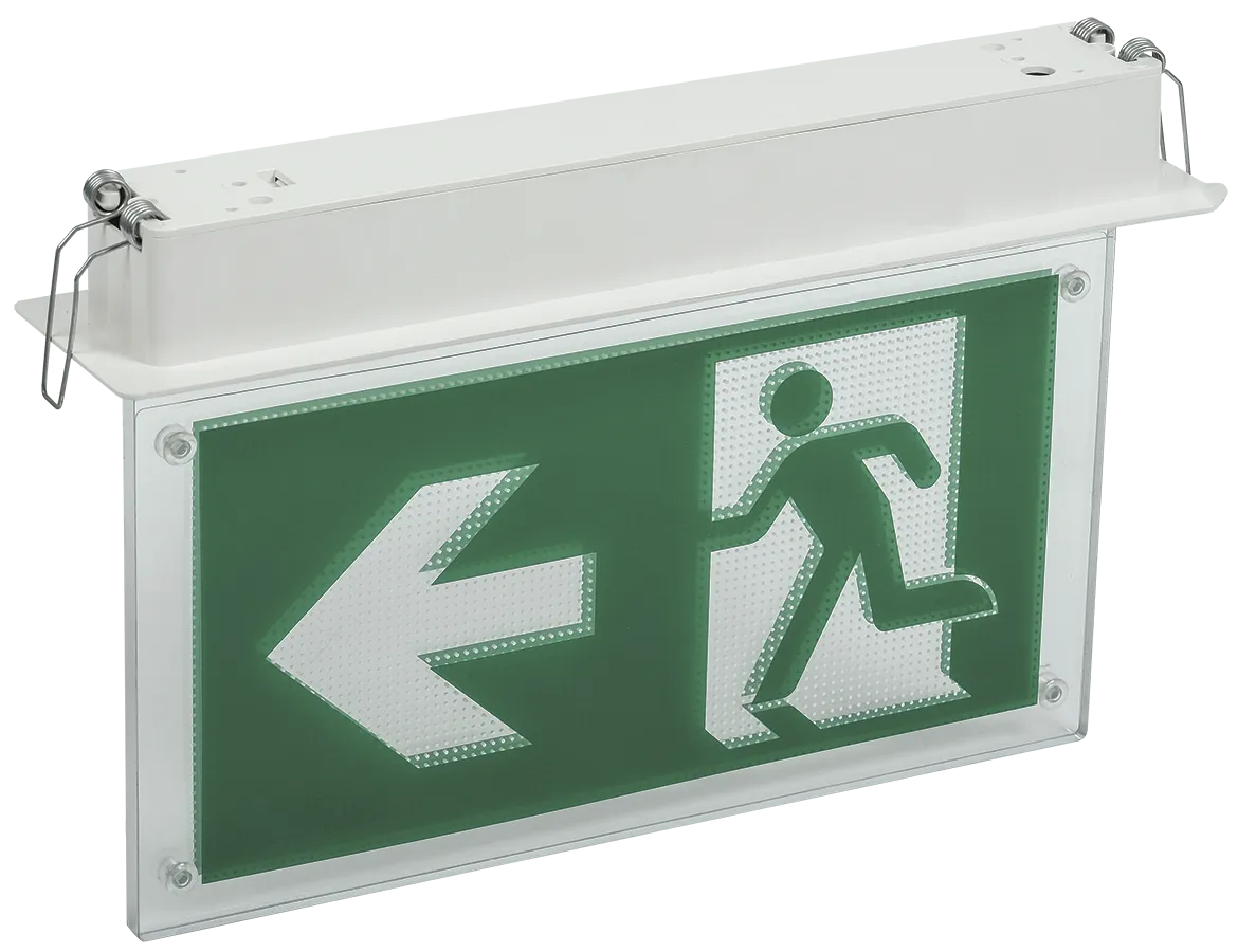 LIGHTING Светильник эвакуационный ССА3001 встраиваемый двусторонний сменный знак 3ч 3Вт IEK LSSA0-3001-3-20-K03