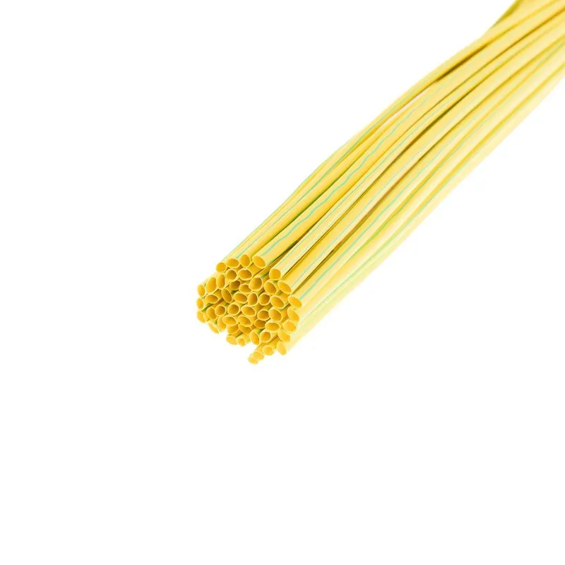 Трубка термоусаживаемая ТУТ нг 2,0/1,0мм, желто-зеленая, упаковка 50 шт. по 1м REXANT - Фото 4