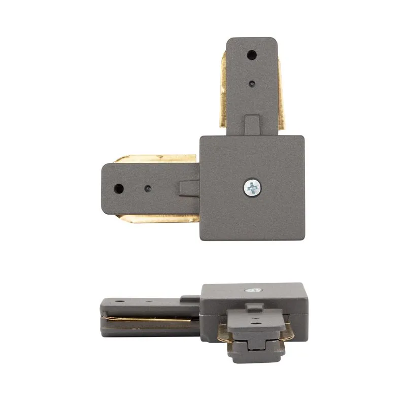 Коннектор для однофазного шинопровода L-образный серый REXANT - Фото 2