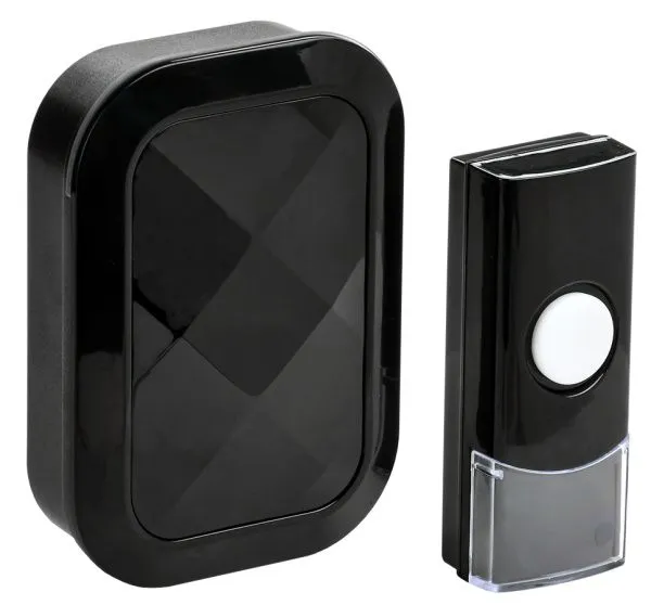 Звонок беспроводной ДЗБ3-36М (36 мелодий) черный IEK EZD21-03-AAA-K02