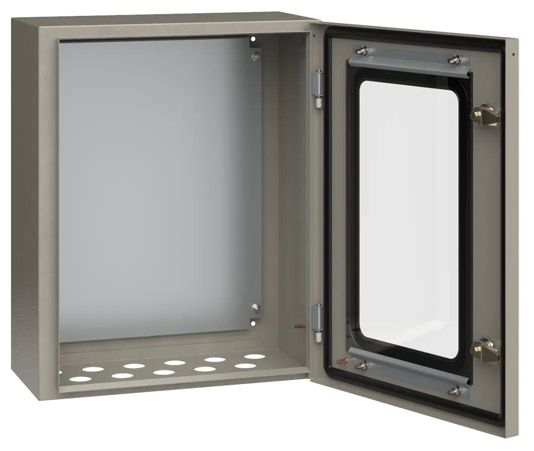 Корпус металлический ЩМП-2-0 (500х400х220мм) У2 IP54 прозрачная дверь IEK