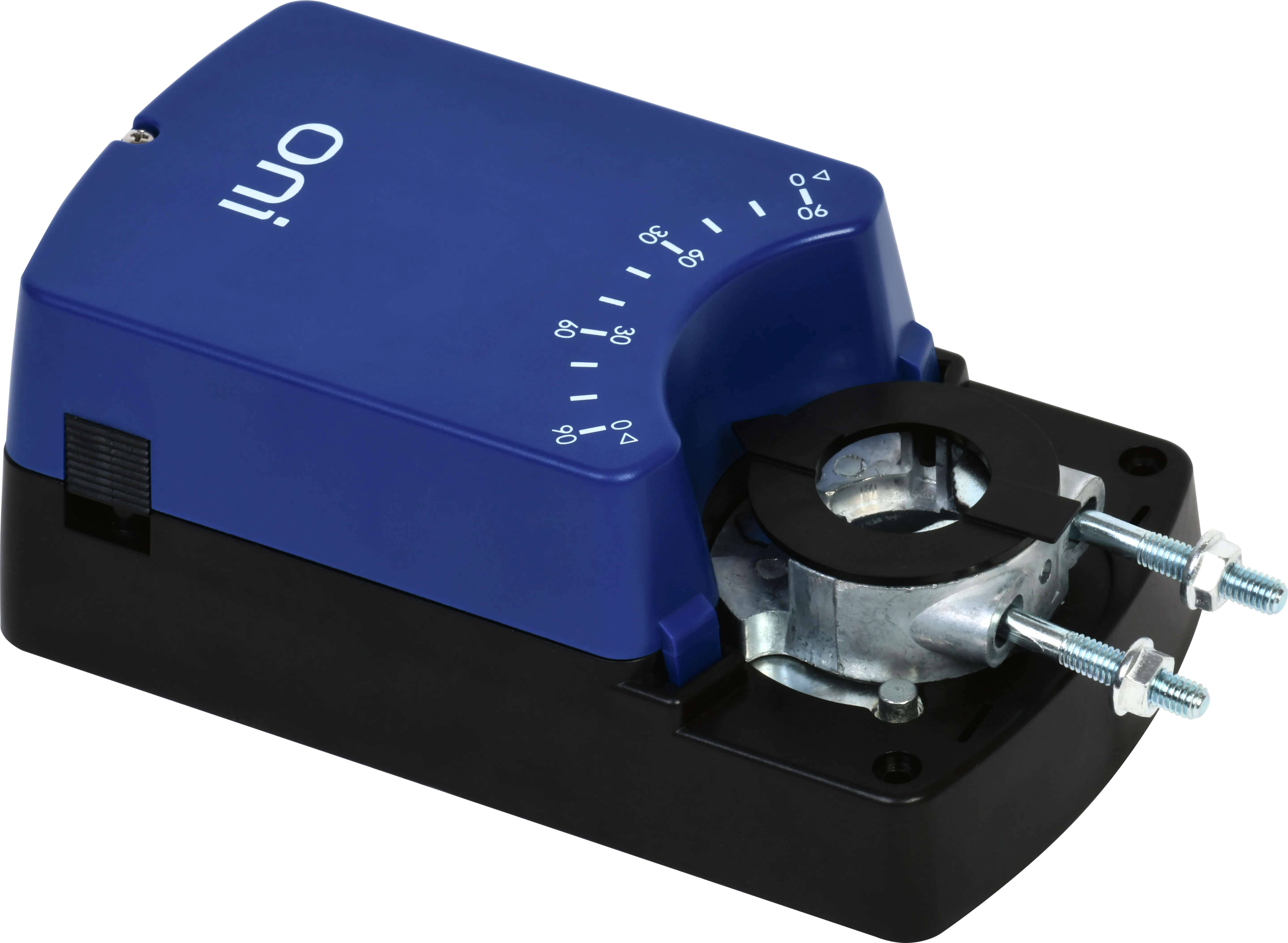 Привод заслонки 24Нм 24В AC/DC 2/3 позиционный без возвратной пружины с дополнительным переключателем ONI ODA-24-D-024-N-A