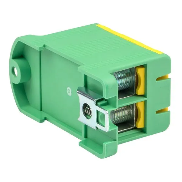 Клемма двойная КСВ 16-95 желто-зеленая EKF