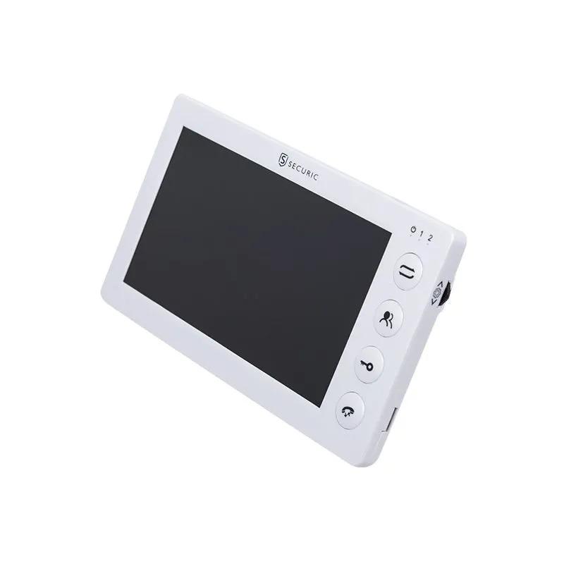 Цветной монитор  видеодомофона 7" формата AHD, с детектором движения, функцией фото- и  видеозаписи. Цвет белый  (модель AC-334) 45-0334