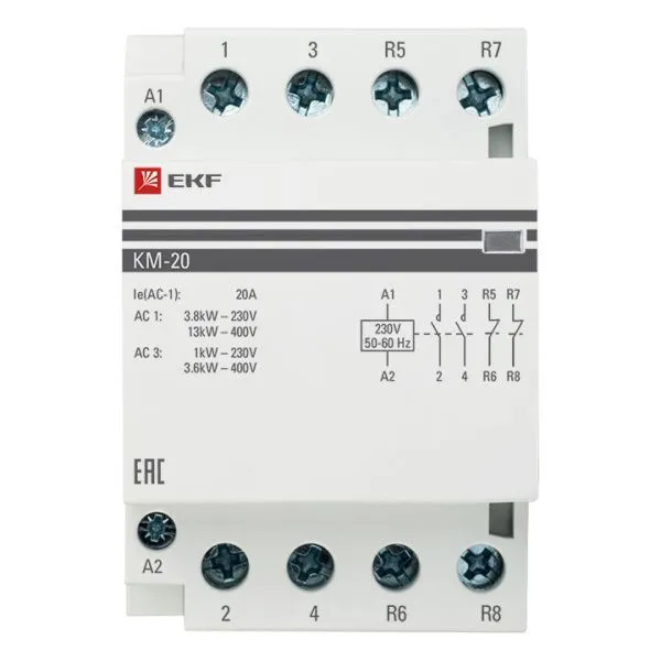 КМ 20А 2NО+2NC (3 мод.) EKF