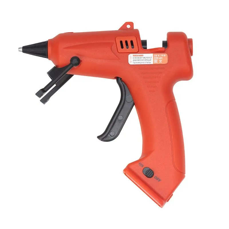 Пистолет клеевой, 10Вт, Ø7мм, ЭКСПЕРТ, аккумуляторный, блистер REXANT
