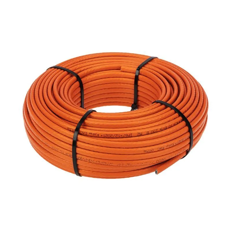 Кабель греющий саморегулирующийся 10HTM2-CT пищевой, 10Вт/м, 50м REXANT 51-0200