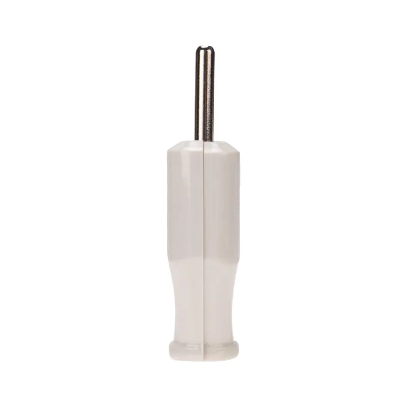 Вилка прямая без з/к 6А плоская белая REXANT - Фото 3