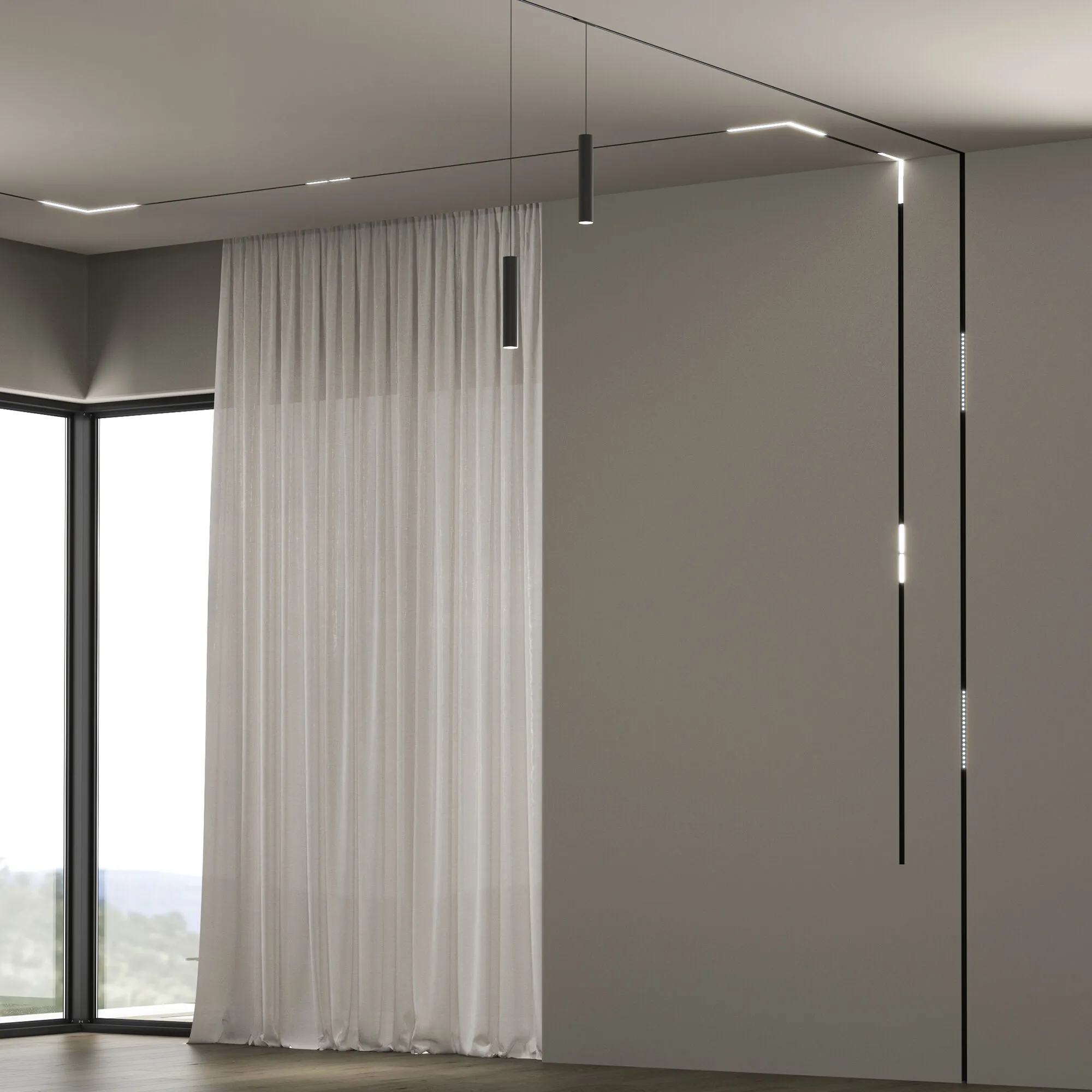 Slim Magnetic L03 Трековый светильник 24W 4200K Link (черный) 85029/01 Elektrostandard - Фото 3