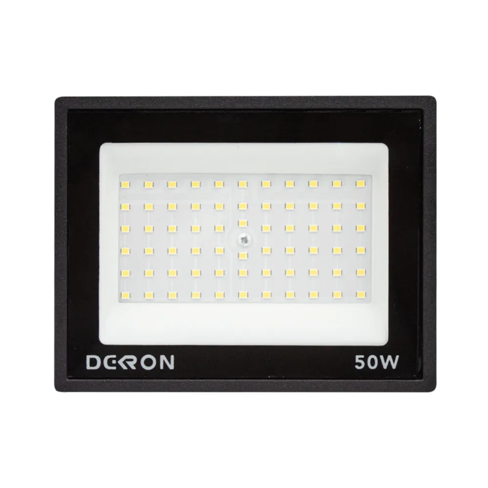 Прожектор светодиодный 50Вт, 4000лм, 6500K, черный, IP65 DEKRON - Фото 8