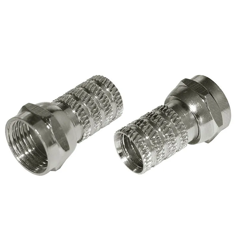 Разъем антенный на кабель, штекер F для кабеля 3C-2V, (2шт) REXANT - Фото 4