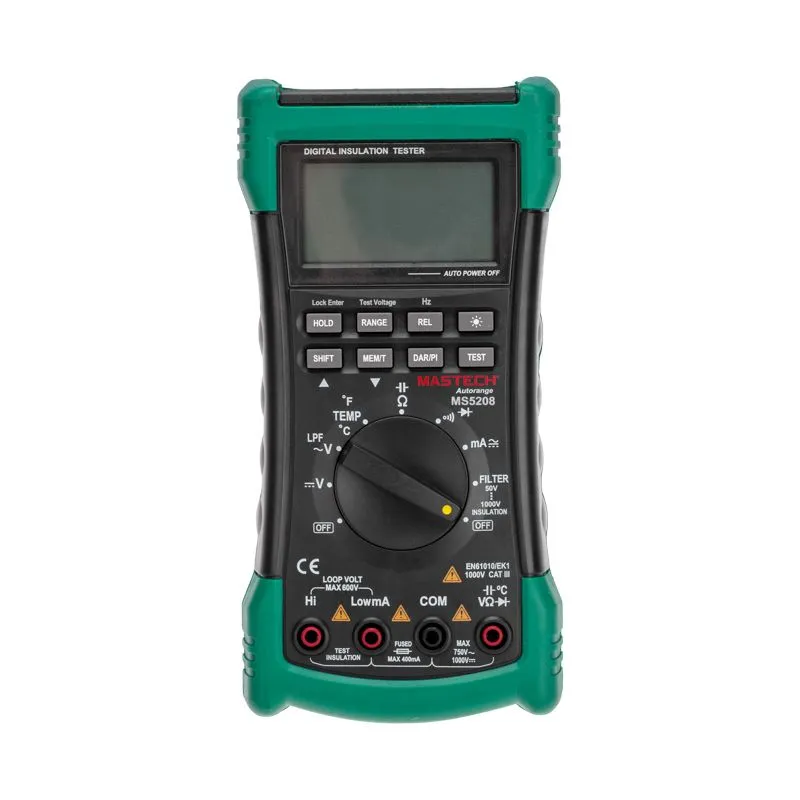 Профессиональный мультиметр - измеритель сопротивления изоляции MS5208 MASTECH - Фото 3