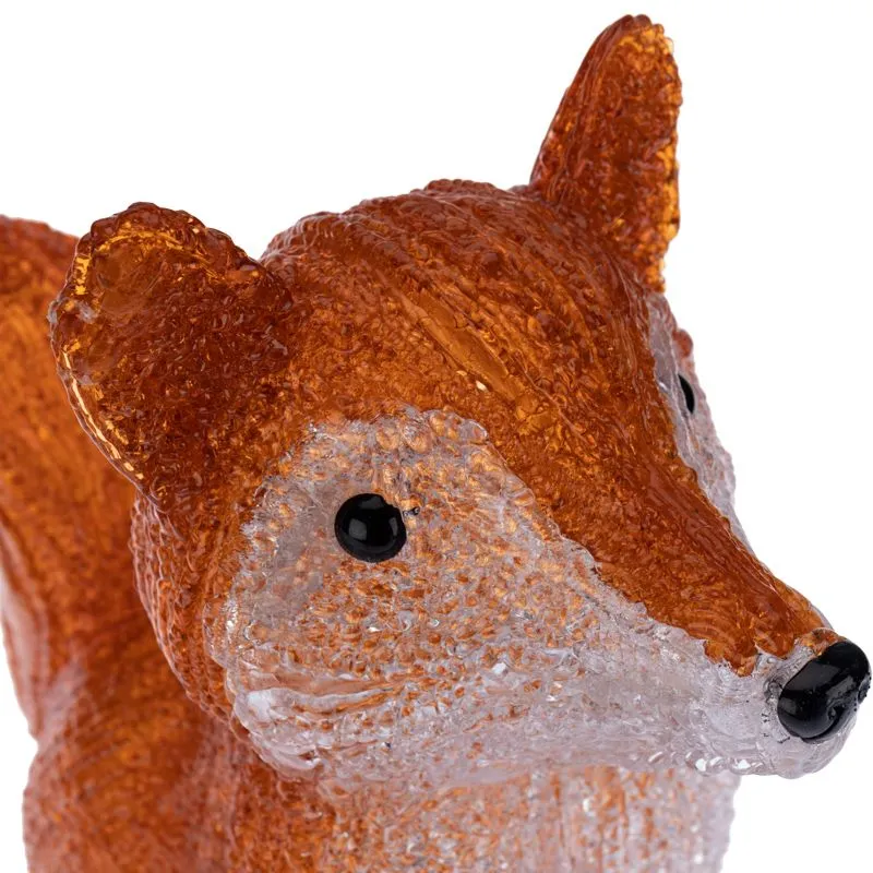 Акриловая светодиодная фигура Лисенок 28х15х26 см, батарейки 2хAA (не входят в комплект), 30 светодиодов NEON-NIGHT - Фото 5