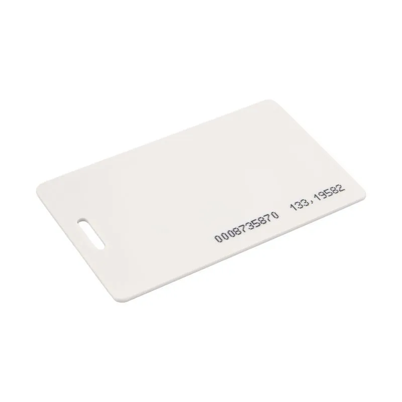 Электронный ключ (карта с прорезью) 125KHz формат EM Marin Индивидуальная упаковка 1 шт 46-0227-1