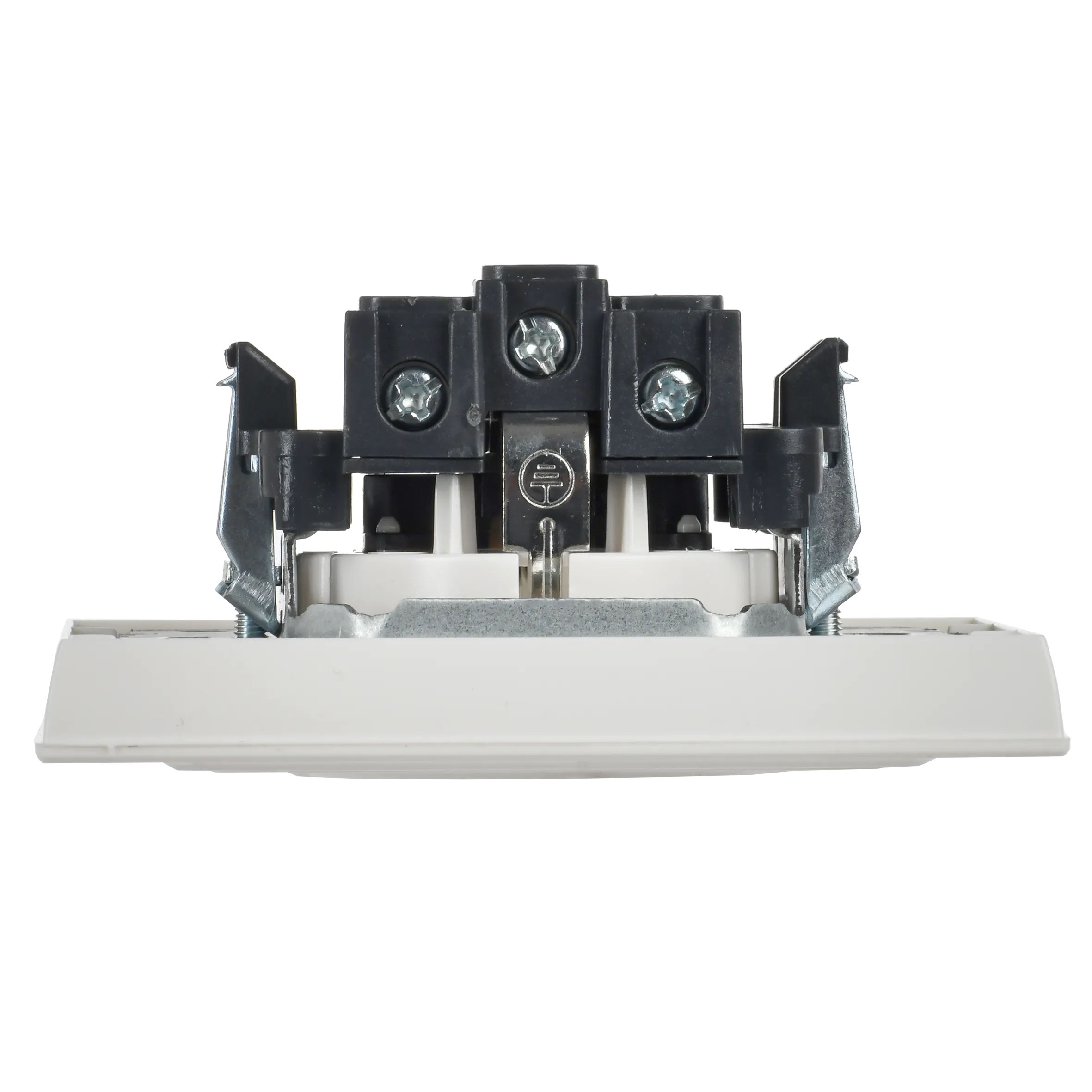 BRITE Розетка 1-местная с заземлением с защитными шторками 16А в сборе РСР14-1-0-БрБ белый IEK - Фото 8