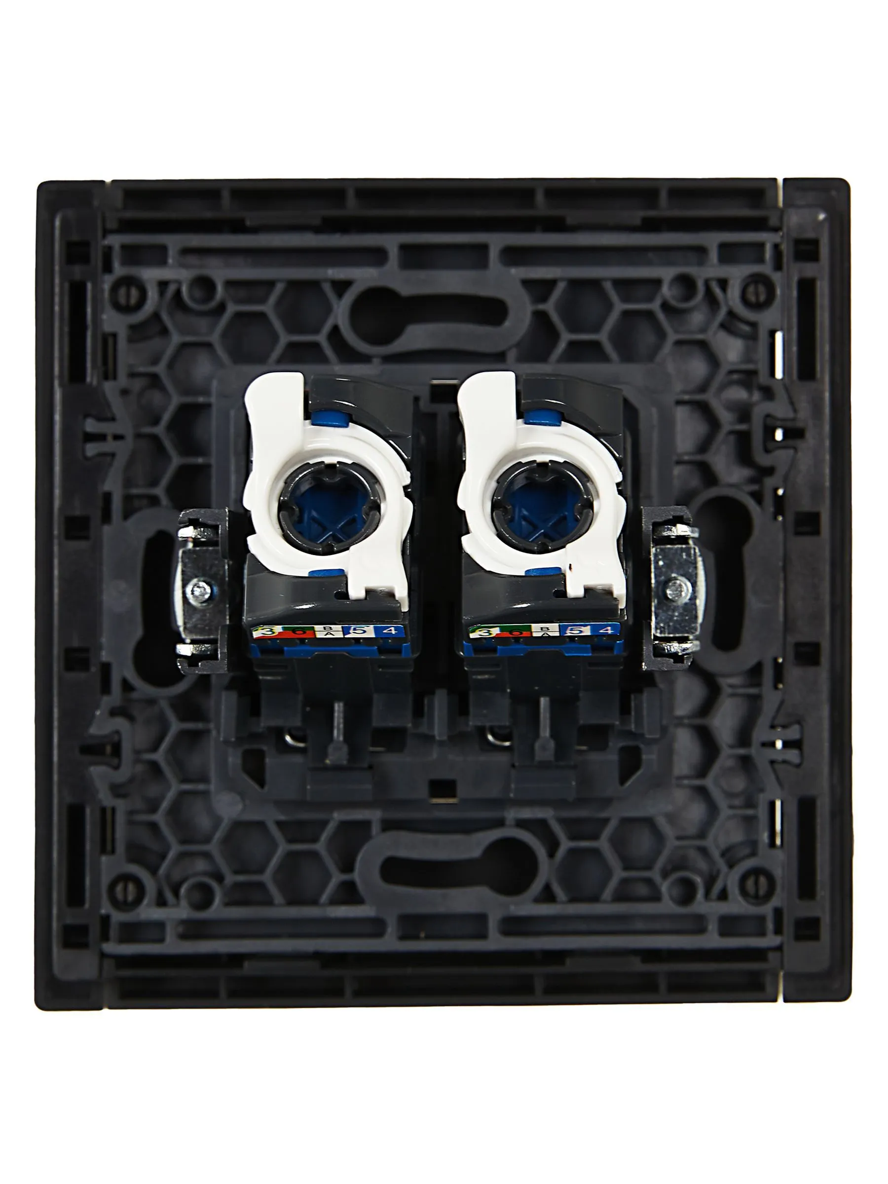 FORTE&PIANO Розетка компьютерная двойная RJ45 кат.6 FP134 черный IEK - Фото 4