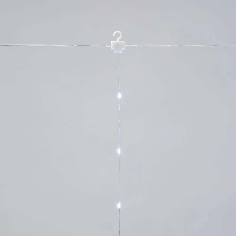 Гирлянда Светодиодный дождь из росы 3х3 м, белый, USB + пульт управления NEON-NIGHT - Фото 2