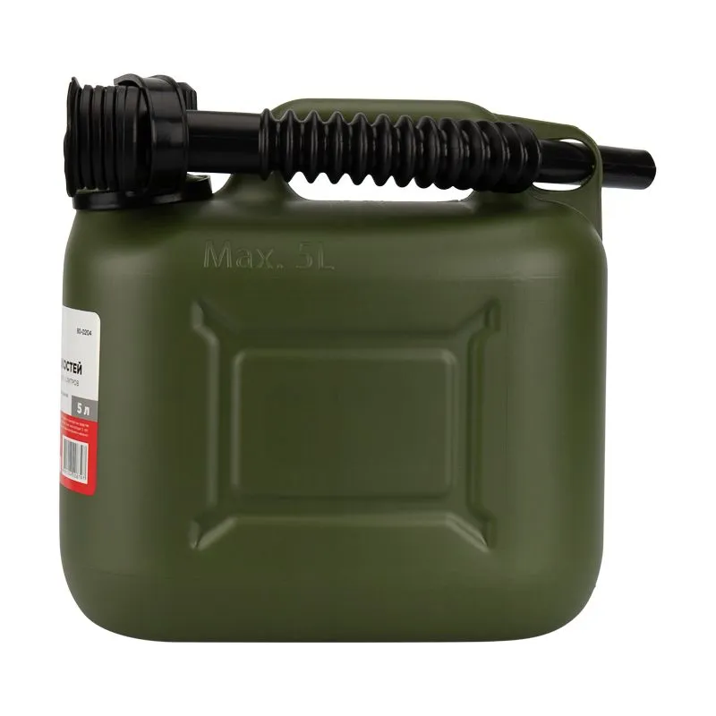 Канистра для ГСМ и технических жидкостей, вертикальная, 5л, пластиковая, усиленная REXANT - Фото 5